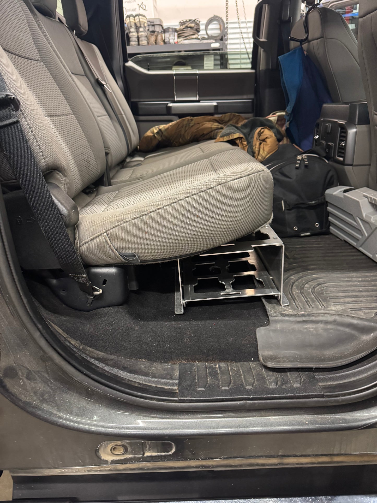 2015 and up F150 Rear Seat Packout Mount